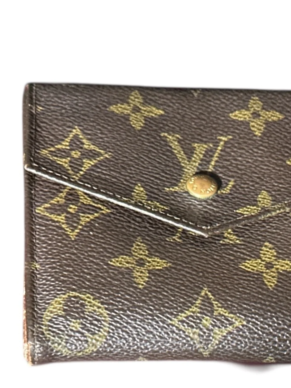 Authentic Louis Vuitton Vintage Monogram Canvas Wallet w/Unbranded Pouch